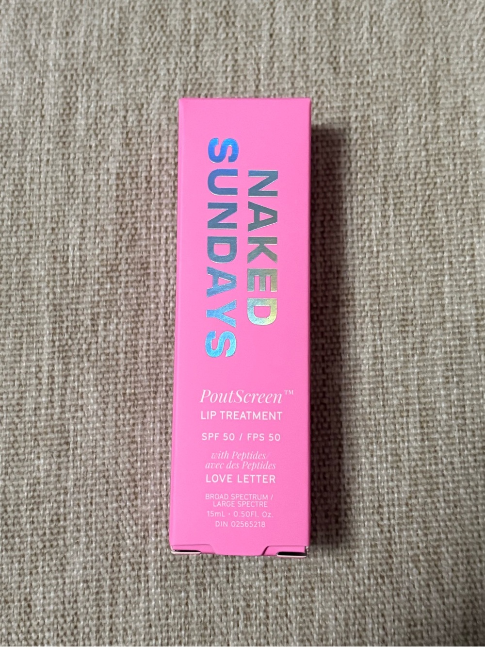 Naked Sundays PoutScreen Lip Treatment  SPF 50 - Love Letter